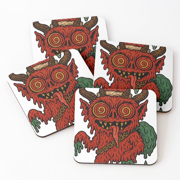 Item preview, Creepy Krampus Monster Hypnotic Christmas Horror Art designed and sold by Th4d1us.