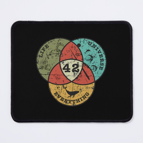 Item preview, Venn Diagram Life The Universe Everything designed and sold by JUSTINMCCLUNG.