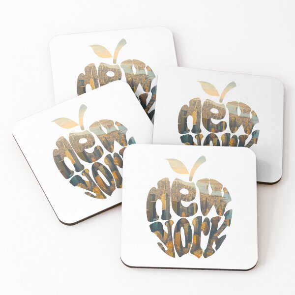 Item preview, Big Apple Skyline – New York City Aerial Typography designed and sold by denip.