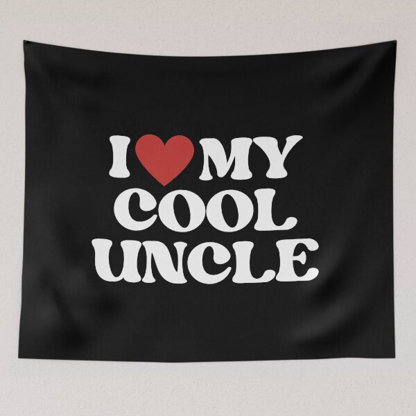 Item preview, I Love My Cool Uncle designed and sold by SWETA HALDER.