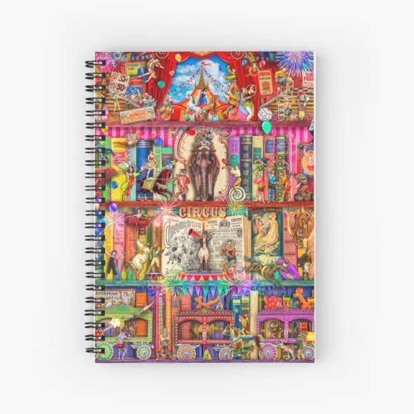 The Marvelous Circus Spiral Notebook