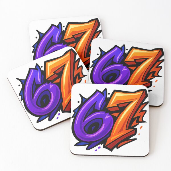 Item preview, 6 7 Six Seven 3D Typography designed and sold by WHITE FLAME PRINTS.
