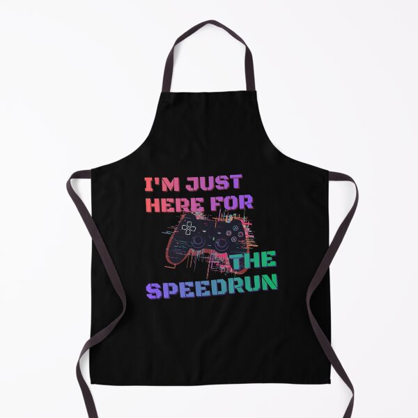 Item preview, I’m Just Here for the Speedrun – Glitch Controller Cyber Gamer Design designed and sold by PHRASEandSTYLE.