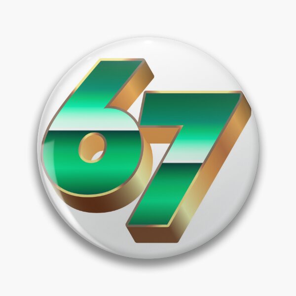 Item preview, 6 7 Six Seven 3D Typography designed and sold by WHITE FLAME PRINTS.