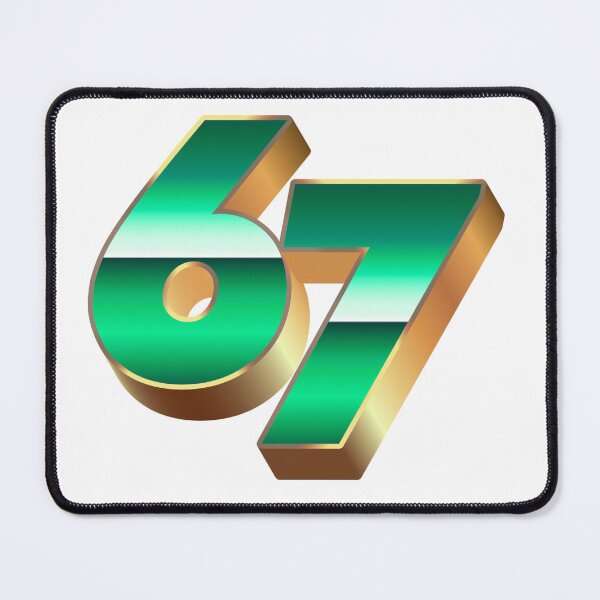 Item preview, 6 7 Six Seven 3D Typography designed and sold by WHITE FLAME PRINTS.