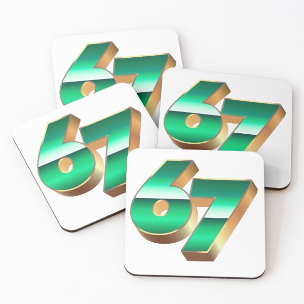 Item preview, 6 7 Six Seven 3D Typography designed and sold by WHITE FLAME PRINTS.