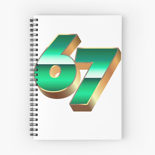 Item preview, 6 7 Six Seven 3D Typography designed and sold by WHITE FLAME PRINTS.