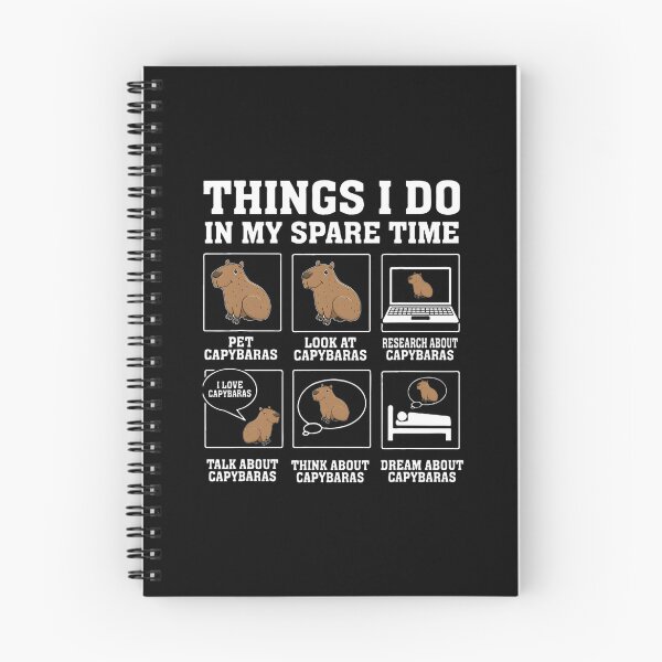 Item preview, Things I Do In My Spare Time – Capybara designed and sold by hbtmotrq75.