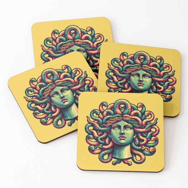 Item preview, Colorful Medusa designed and sold by All About DigiCraft by Fedelina.