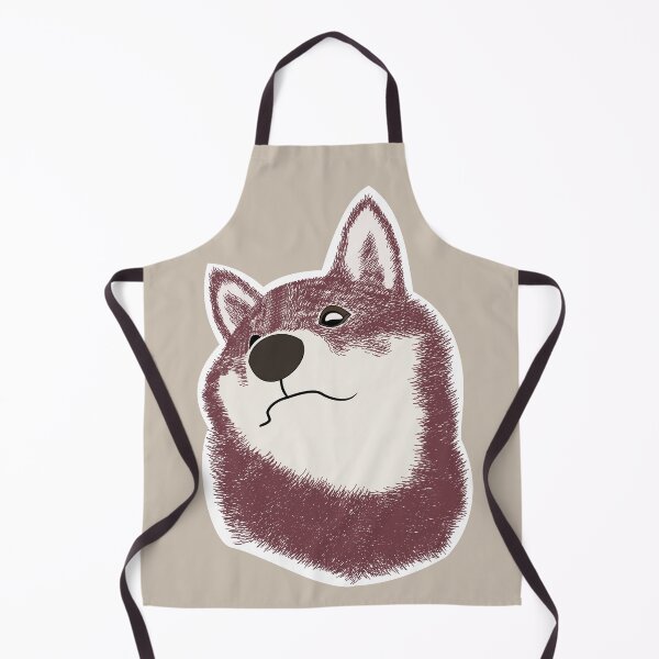 Item preview, Burgundy Shiba in fine-line texture designed and sold by ShibaCruise-On.