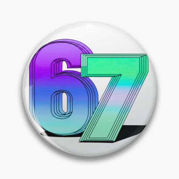 Item preview, 6 7 Six Seven 3D Typography designed and sold by WHITE FLAME PRINTS.