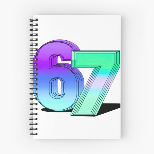 Item preview, 6 7 Six Seven 3D Typography designed and sold by WHITE FLAME PRINTS.