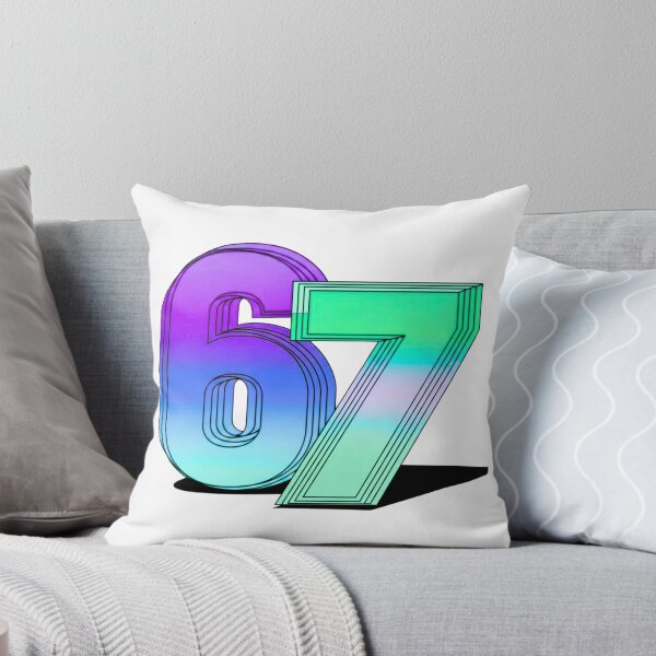 Item preview, 6 7 Six Seven 3D Typography designed and sold by WHITE FLAME PRINTS.
