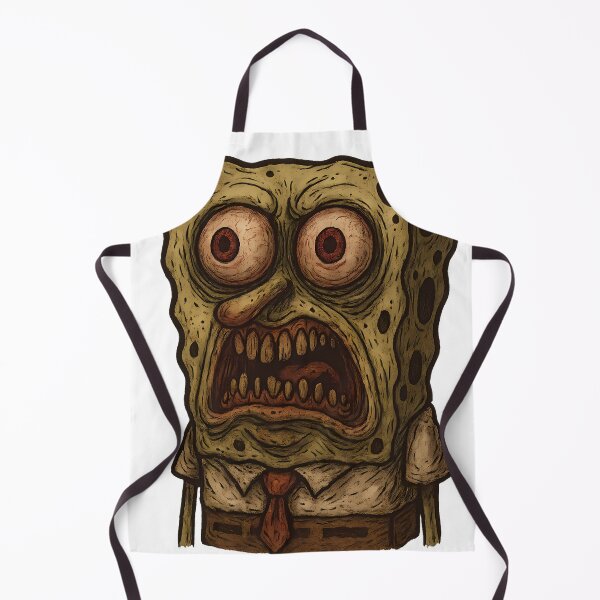 Item preview, Creepy Sponge Monster Horror Parody Illustration designed and sold by Th4d1us.