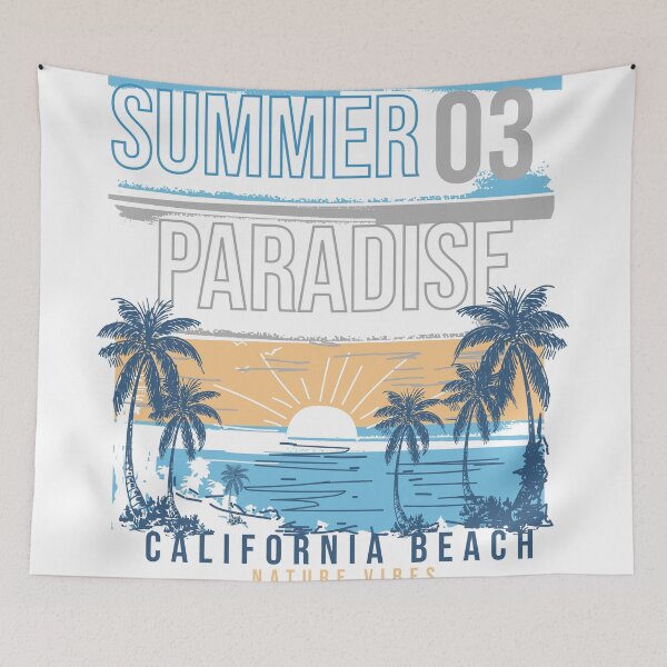 Item preview, summer paradise califronia beach designed and sold by Priya Innovation.