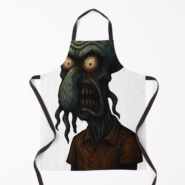 Item preview, Creepy Squid Monster Horror Parody Illustration designed and sold by Th4d1us.