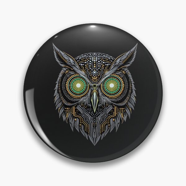 Item preview, Cyberpunk Owl | Night Vision Protocol Neon Eyes designed and sold by ColorSplash123.
