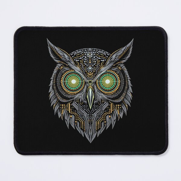 Item preview, Cyberpunk Owl | Night Vision Protocol Neon Eyes designed and sold by ColorSplash123.