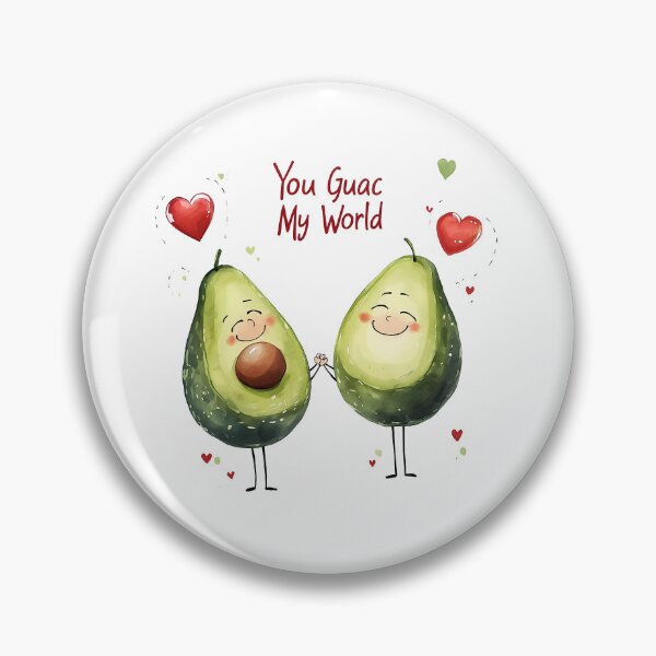 Item preview, You Guac My World Valentine's Day designed and sold by Boddicca.