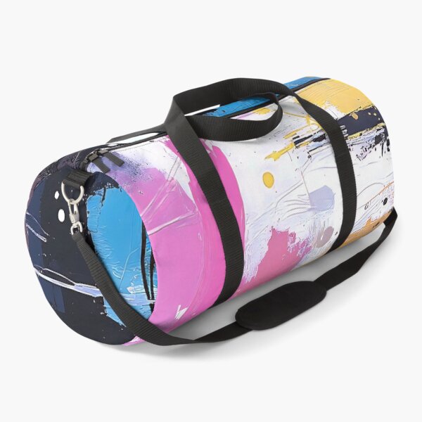Item preview, Abstract Splatter Painting In Blue, Yellow, Pink, Black  designed and sold by DEC02.
