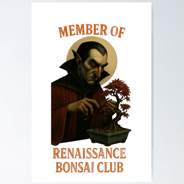 Item preview, Renaissance Bonsai Club – Vampire Tree Trimming Society designed and sold by denip.