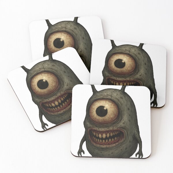 Item preview, Creepy Cyclops Monster Dark Horror Illustration designed and sold by Th4d1us.