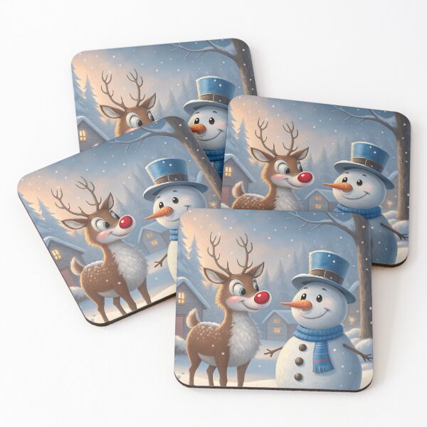 Item preview, Rudolf and Frosty 10 designed and sold by AIfolklore.