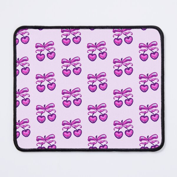 Item preview, Preppy Vintage Coquette Purple Cherry Bow  designed and sold by BluwTuwip.