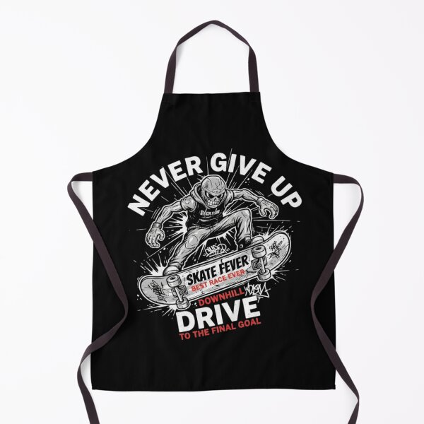 Item preview, Never Give Up – Skate Fever Downhill Graffiti Streetwear designed and sold by ALL ART .