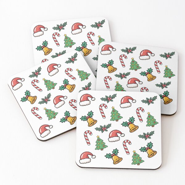 Item preview, Christmas Stickers | Santa Hat Candy Cane Christmas Tree Bell Holly designed and sold by ArcticPastel.