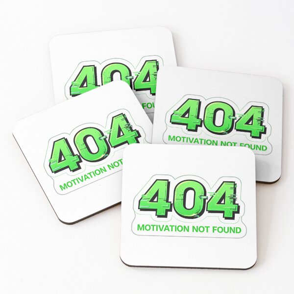 Item preview, 404 Motivation Not Found designed and sold by AI Experiment Lab.