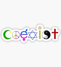 Coexist Sticker