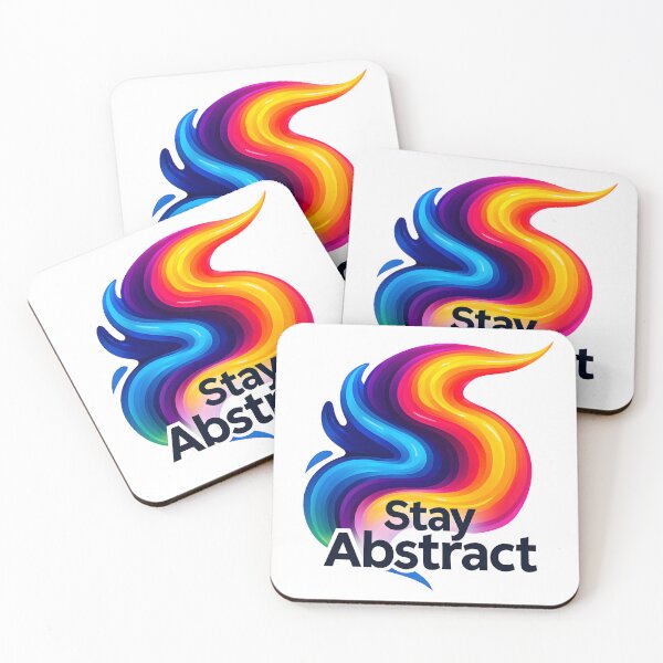 Item preview, Stay Abstract Colorful Modern Artwork designed and sold by Blaple.