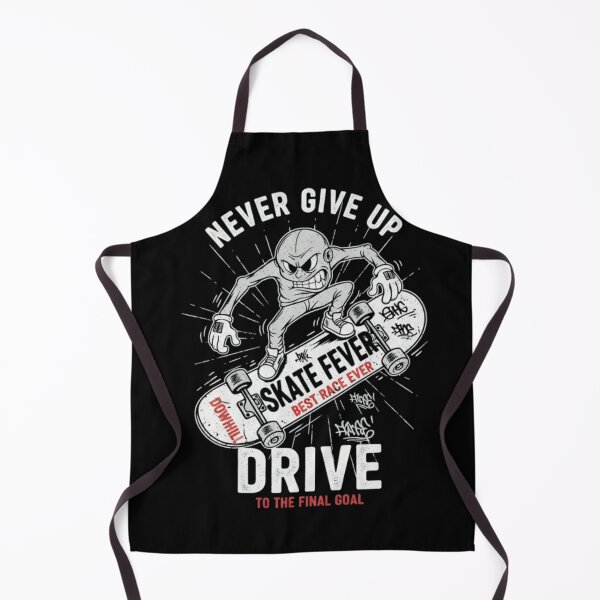 Item preview, Never Give Up – Skate Fever Downhill Graffiti Streetwear designed and sold by ALL ART .