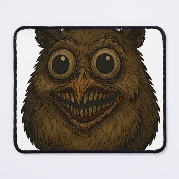 Item preview, Creepy Feral Plush Creature Dark Horror Illustration designed and sold by Th4d1us.
