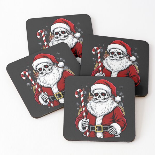 Item preview, Santa Skeleton | Funny Dark Christmas Vector designed and sold by ColorSplash123.