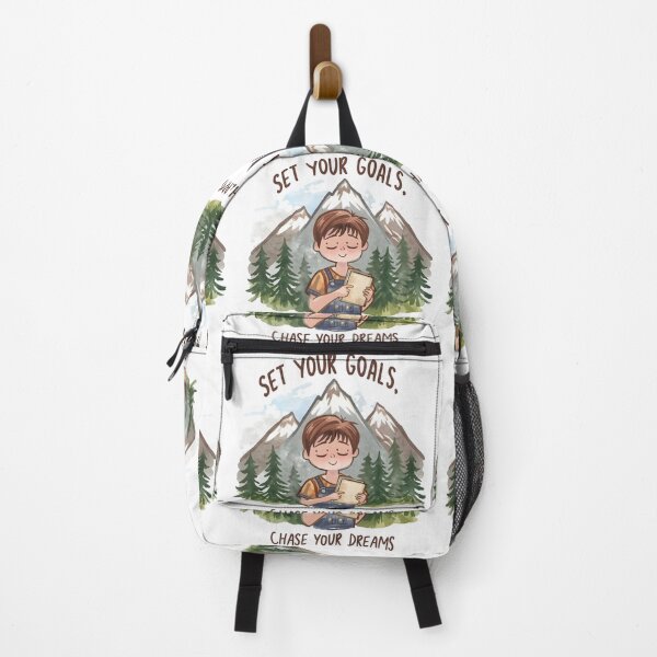 Item preview, Boy writing in a cabin, surrounded by nature, trees, mountains, and cozy atmosphere making for a serene escape designed and sold by PWDigitalArt.
