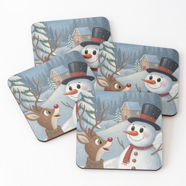 Item preview, Rudolf and Frosty 15 designed and sold by AIfolklore.