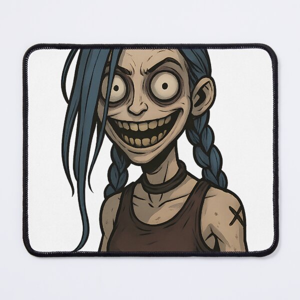 Item preview, Creepy Punk Girl Horror Portrait Illustration designed and sold by Th4d1us.