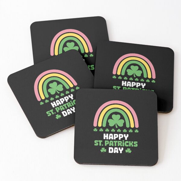 Item preview, Happy St Saint Patrick's Day Rainbow designed and sold by estellaken.