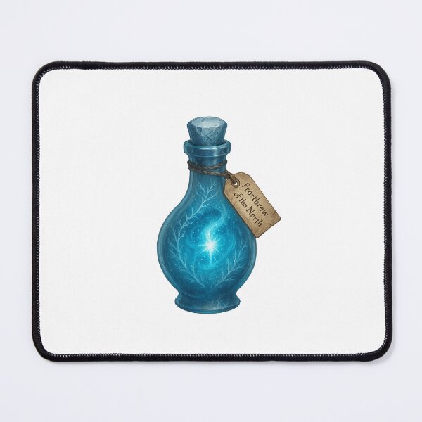 Item preview, Frostbrew of the North – Winter Fantasy Potion Illustration designed and sold by AlcheArtsStudio.