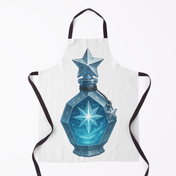 Item preview, Froststar Catalyst – Celestial Winter Potion Illustration designed and sold by AlcheArtsStudio.