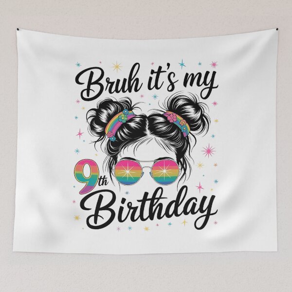 Item preview, Bruh It's My 9th Birthday 9 Year Old 9th Birthday designed and sold by milanforbes.