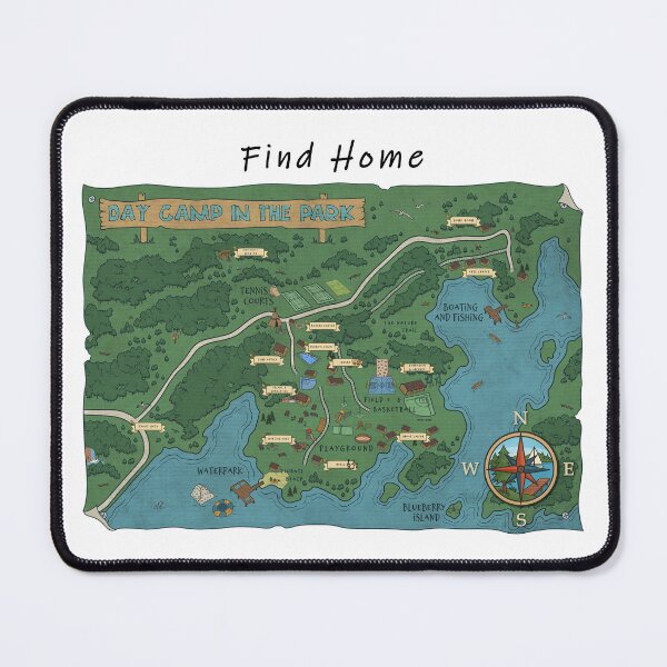 Item preview, Camp Map - Day Camp in the Park designed and sold by DCITP.