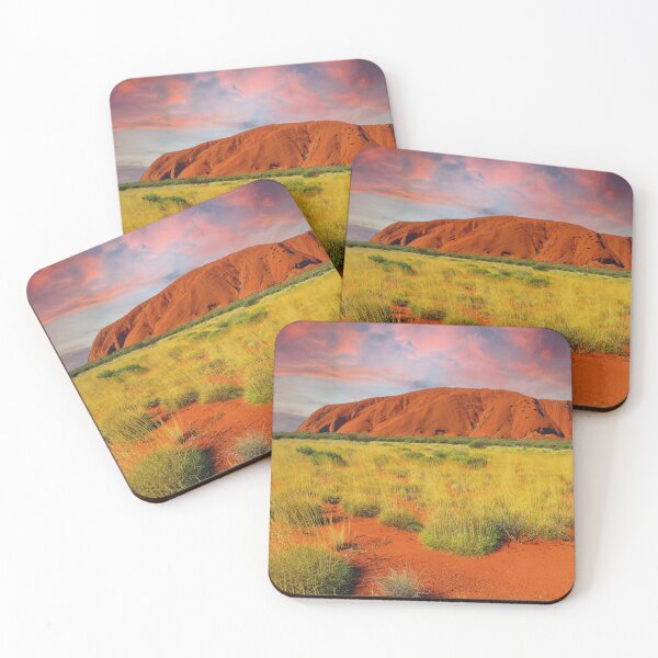 Artikelvorschau, Sonnenuntergang am Uluru, Ayers Rock, Australien  entworfen und verkauft von Mauswohn.