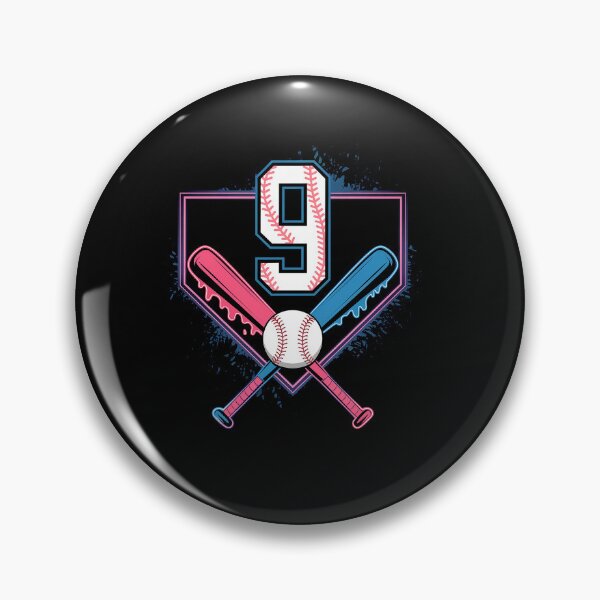 Item preview, 9th Birthday Baseball Home Plate Drip Ice Cream designed and sold by TiredPack.