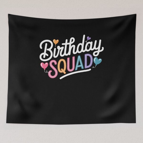 Item preview, Birthday Squad Birthday Party Pastel Crew designed and sold by milanforbes.