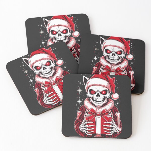 Item preview, Skeleton Cat Christmas Chaos | Funny Dark Vector designed and sold by ColorSplash123.