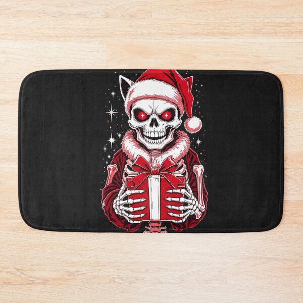 Item preview, Skeleton Cat Christmas Chaos | Funny Dark Vector designed and sold by ColorSplash123.
