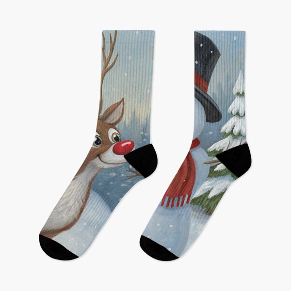 Item preview, Rudolf and Frosty 18 designed and sold by AIfolklore.